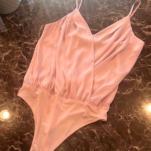 Express pink bodysuit size small